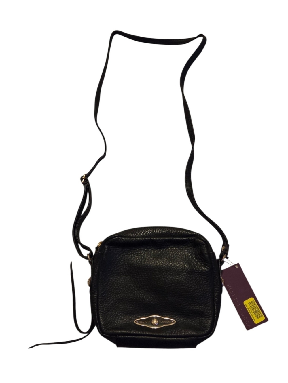 Elliott Lucca Woven Leather Crossbody Purse